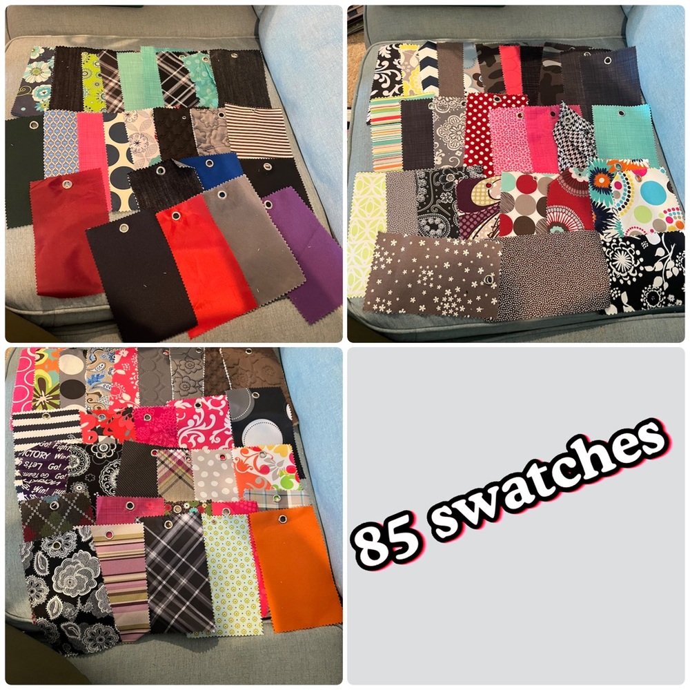 Fabric Swatches with Patterns